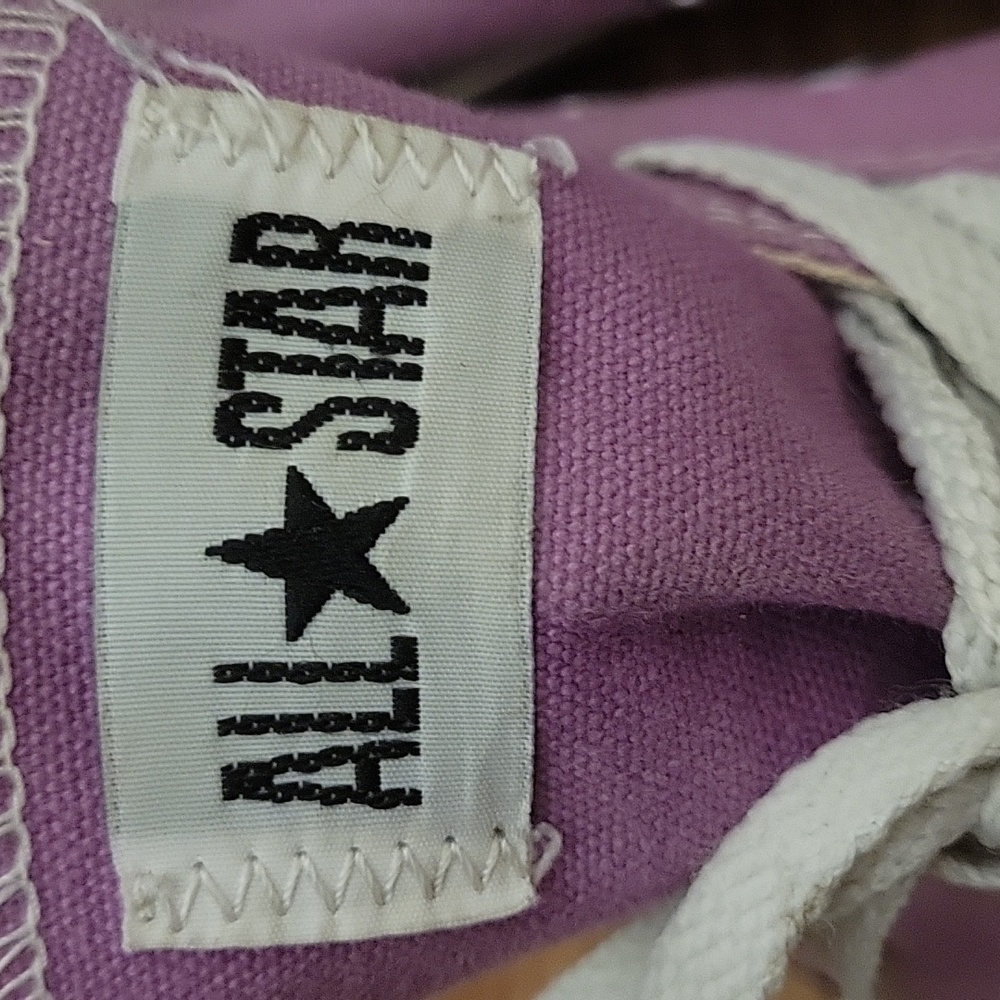 Purple All Star Converse Sneakers - Picture 2 of 9